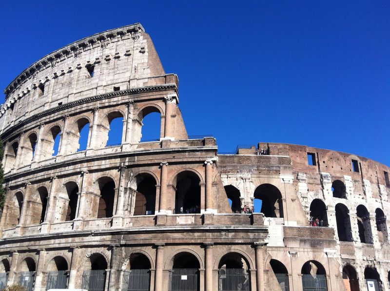The Colosseum, one of the top tourist attractions in Rome 