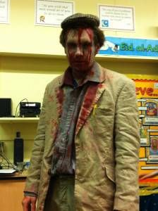 Andrew as a Farmer Zombie