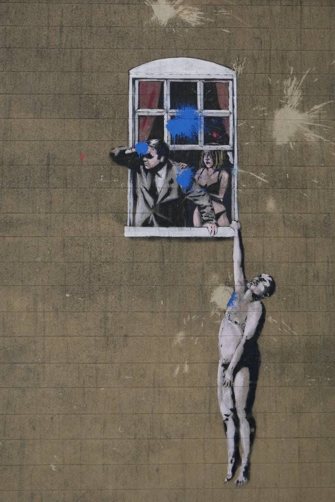 Banksy Street Art in Bristol