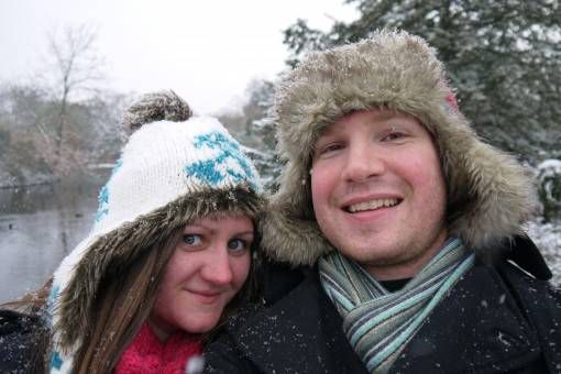 Amy & Andrew in the Snow