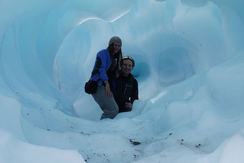Some amazing ice caves on Fox Glacier, New Zealand