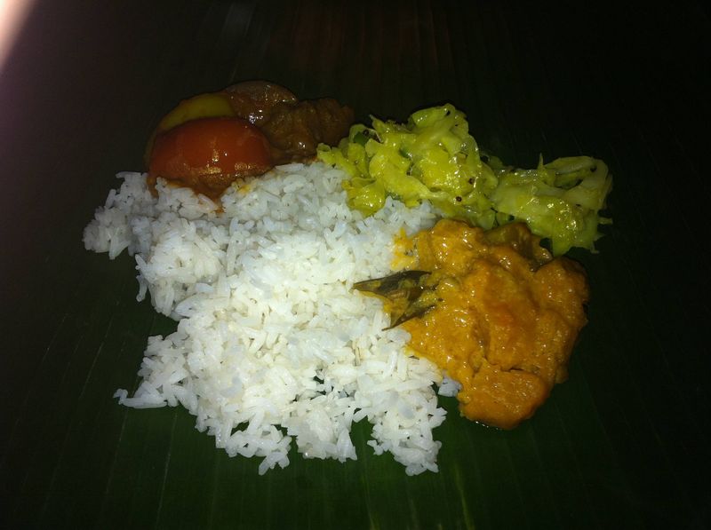 Amazing Indian Malay meal at Bike & Tours