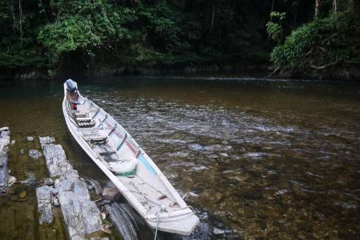 A Longboat in Borneo
