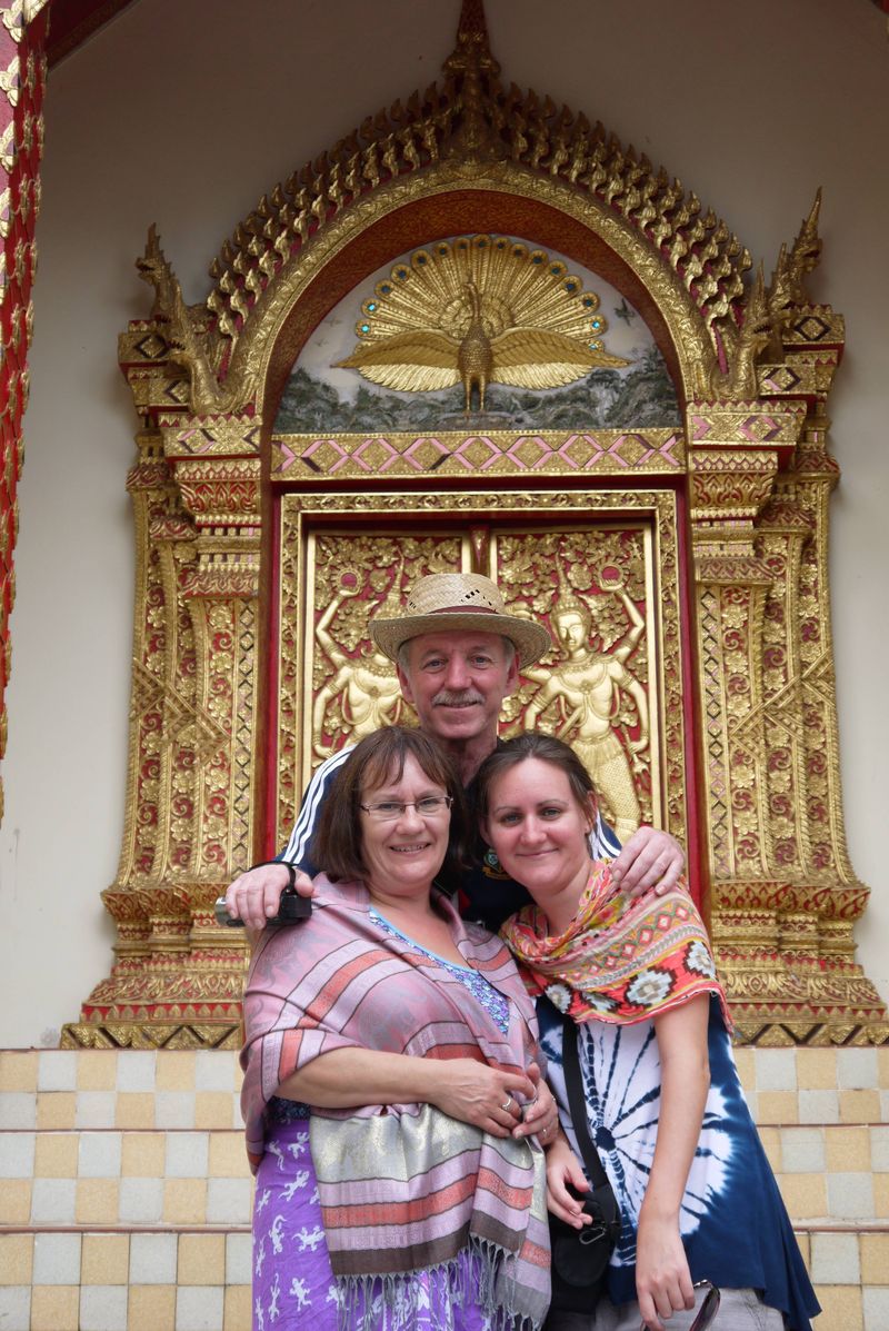 My Parents and I at Doi Suthep