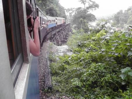 A trip on The Death Railway, Thailand