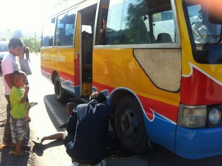Bus Breakdown in Laos