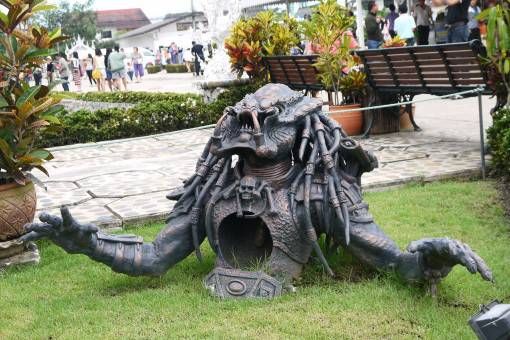 Alien Sculpture at the White Temple, Chiang Rai