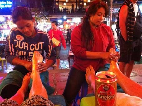 Street Massage in Siem Reap