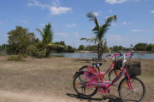 Bikes on Don Det, Four Thousand Islands