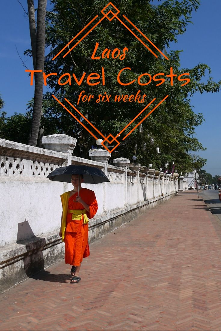 Laos travel costs for six weeks