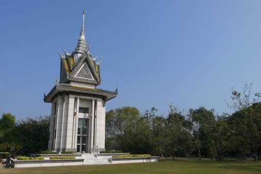 Memorial Stupa at the Killing Fields