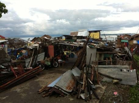 Makeshift Homes in Tacloban City After Typhoon Yolanda