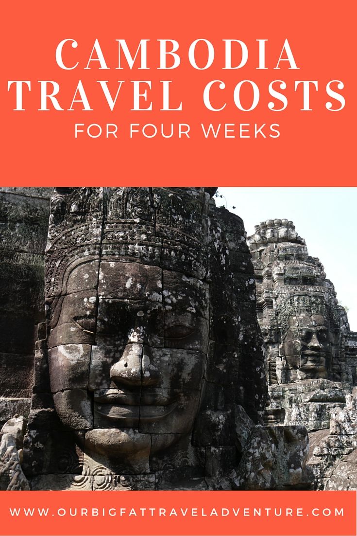 cambodia travel costs for four weeks