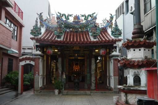 Small Temple in Tainan, Taiwan