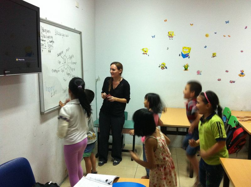 An English Class in Vietnam