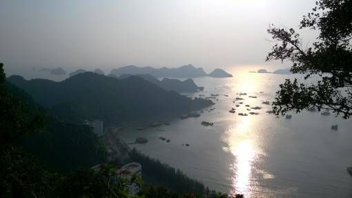 View of Halong Bay from Cat Ba Island