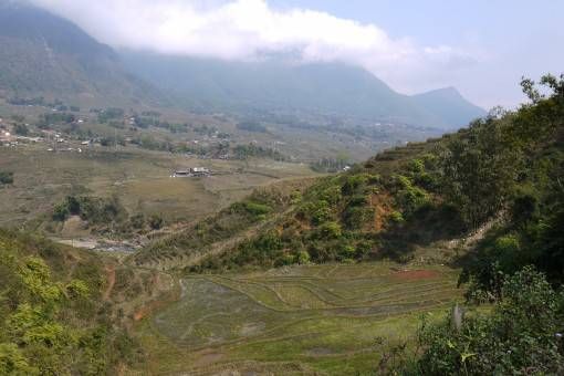 View of the Rice Terraces in Sapa, Vietnam