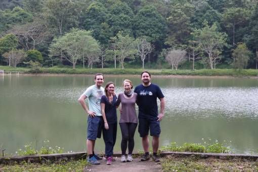 Andrew, me, Jo and Bonner at Cuc Phuong National Park