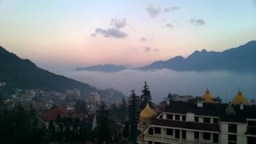 The View from Sapa House Hotel in Vietnam