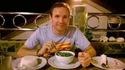 Thai Green Curry at Paul's Restaurant in Koh Chang