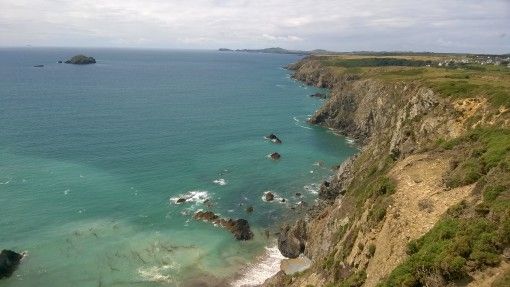 The jagged Pembrokeshire coastline of Solva
