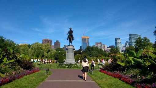 George Washington Statue in Boston Public Gardens