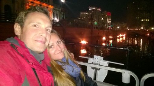 On the river for Providence's WaterFire Festival