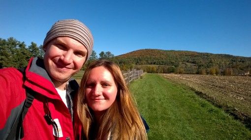 Us at Billings Farm in Vermont, New England