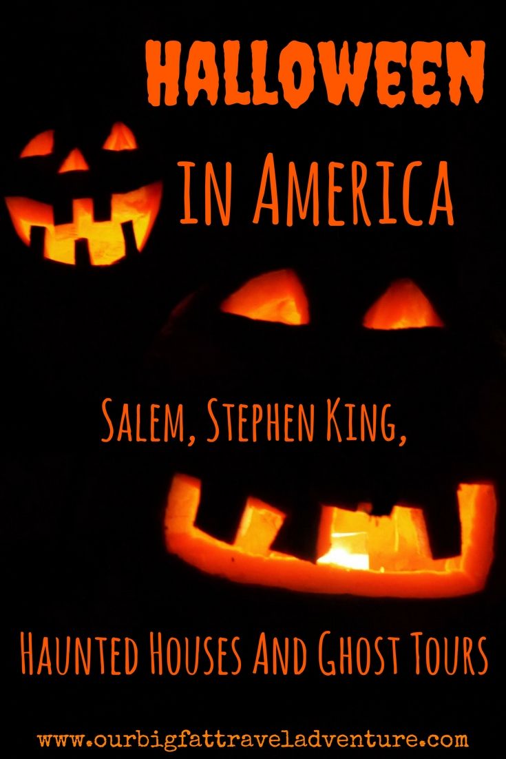 Halloween in America - Salem, Stephen King, Haunted Houses And Ghost Tours, Pinterest