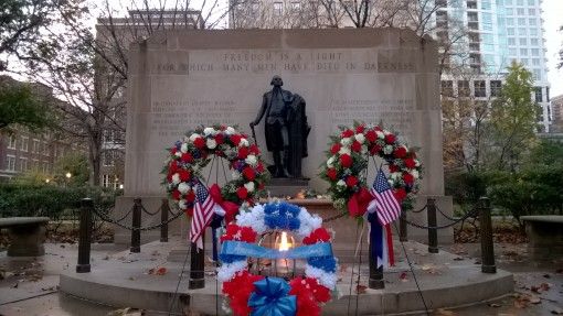 War memorial in Washington Square, Philadelphia