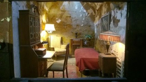 Al Capone's prison cell at the Eastern State Penitentiary