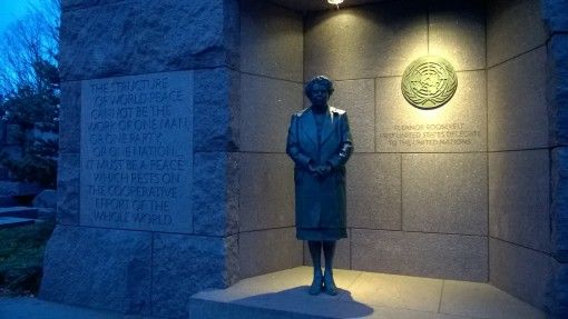 Eleanor Roosevelt Memorial in Washinton DC