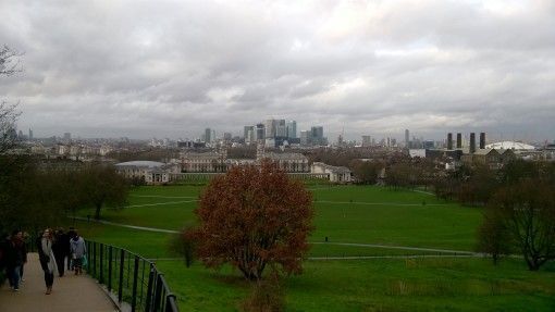 The View from the Top of Greenwich Park
