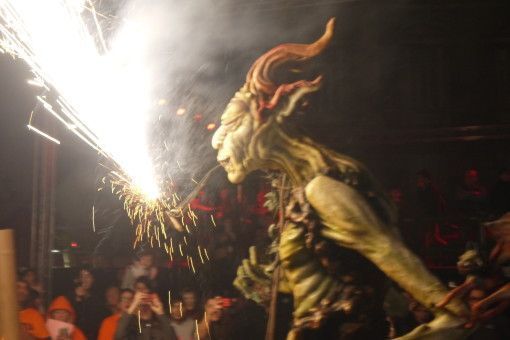 Fire-Breathing Monster, Santa Eulalia Fiesta 2016