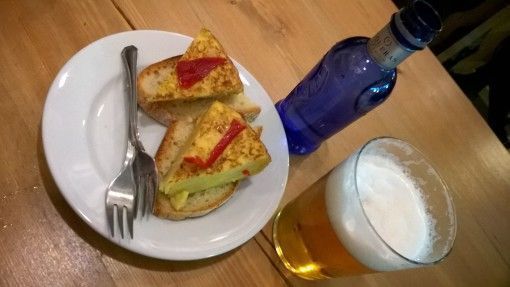 €3.20 drink and tortilla in Leon, Spain