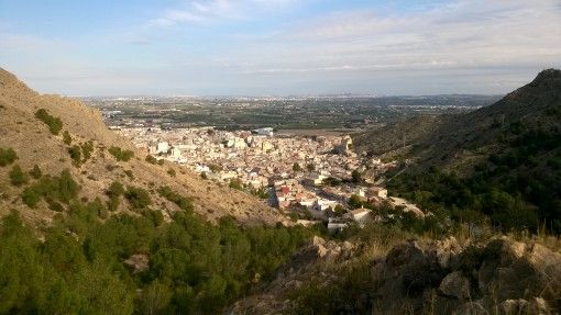 View over Callosa de Segura, Spain