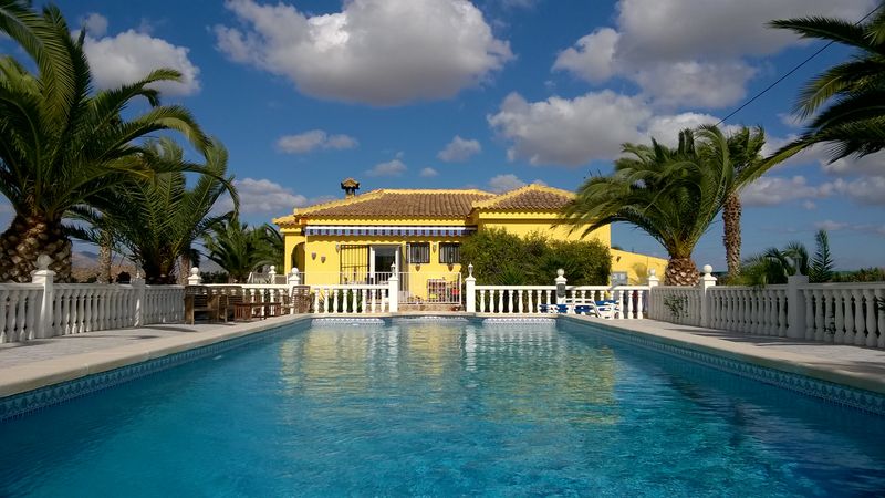 Our Spanish house sit - pool and home