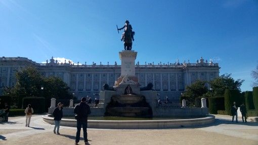 Royal Palace in Madrid 