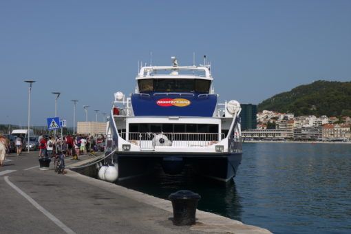 The Jadrolinija Split to Hvar Catamaran
