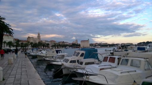 Boats in Split Harbour, Croatia