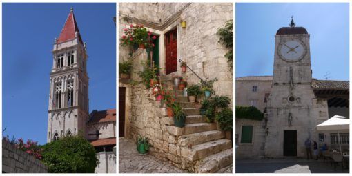 Collage of Trogir, Croatia pictures