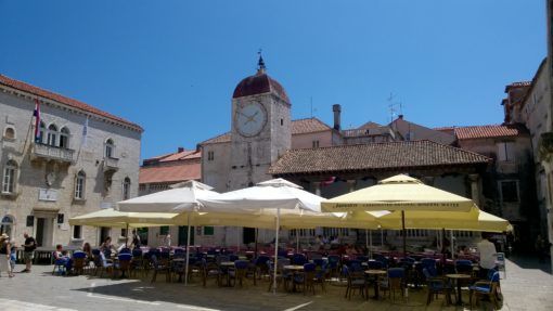 Clock tower in Trogir, Croatia