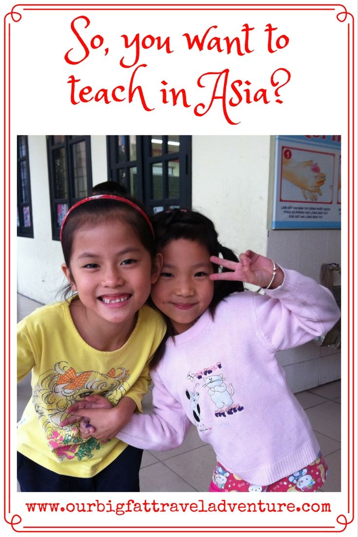 so you want to teach in Asia, Pinterest poster