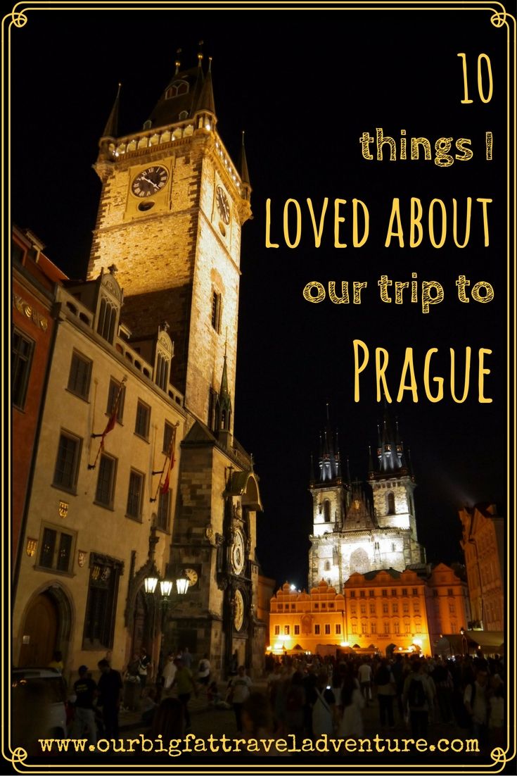 10 things I loved about Prague Pinterest poster