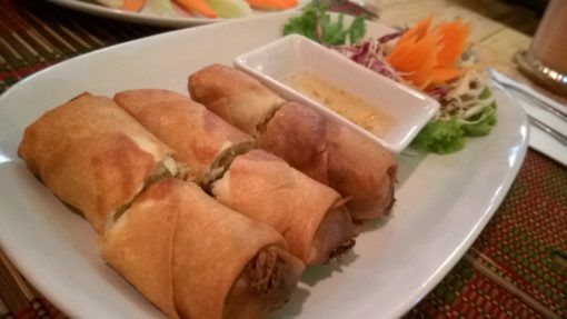 Vegetable Spring Rolls from Taste From Heaven in Chiang Mai 