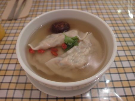 Vegetable Dumpling Soup from The Healthy Leaf in Georgetown, Penang