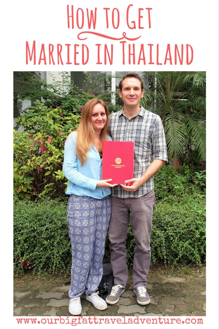 How to get married in Thailand, Pinterest Pin