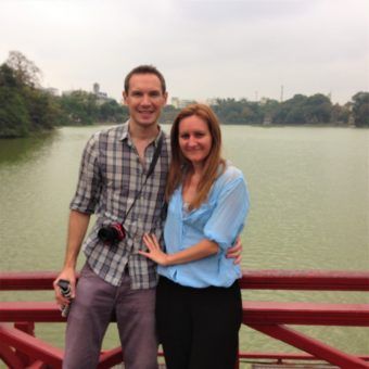 Us, revisiting Hanoi, overlooking Hoan Kiem Lake