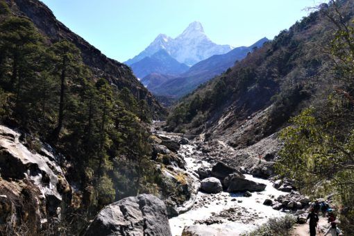 View of Ama Dablam on the Everest Base Camp Trek