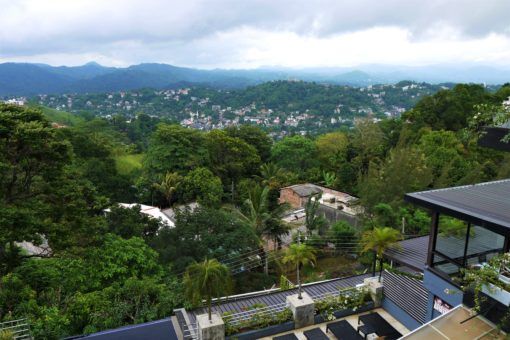 View of the mountains from Theva Residency, Kandy 